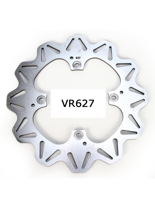 Tarcza Hamulcowa EBC VR627 na tył. Średnica 245mm.