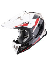 Kask enduro Scorpion VX-22 Air Beta beżowo-biało-czarny