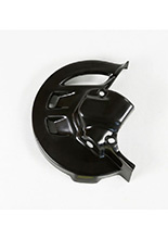 Osłona tarczy hamulcowej przedniej UFO do Hondy CR 125 (95-99), CR 250  (95-99, CR 500  (95-99) czarna