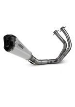 Pełny układ wydechowy (Delta Race) MIVV do Kawasaki Ninja 650 / Z650 (17-) srebrny