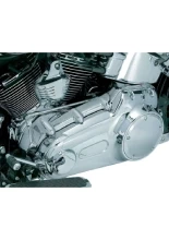 Osłona sprzęgła wewnętrzna Kuryakyn Harley Davidson (wybrane modele) srebrna [dwuczęściowa]