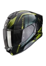 Kask integralny Scorpion EXO-530 AIR Theras czarno-zielony