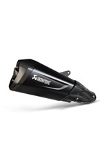 Tłumik motocyklowy Slip-On Line Akrapović Vespa GTS 300 (21-24)/ Sei Giorni 300 (21-22) [stal nierdzewna] czarny