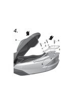 Stelaż pod kufer centralny Shad do Suzuki Burgman 125/ 150 (02-06)