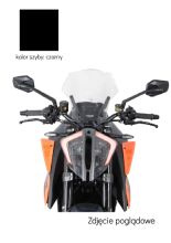 Szyba motocyklowa MRA Sport-Screen "NSPM" KTM Super Duke R 1290 (20-24) czarna