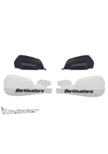 Osłony dłoni Barkbusters VPS z regulowanymi deflektorami, biało-czarne + zestaw montażowy Ducati Multistrada V4 / V4S / V4S Sport (21-)