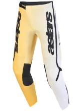 Spodnie cross Alpinestars MX Fluid Apex żółto-czarno-białe