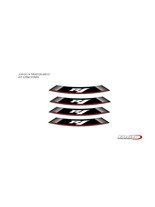 Paski na felgi PUIG - wzór R1 (srebrne)