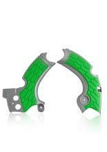 Osłony ramy Acerbis X-Grip Kawasaki KX 250 4T (20)/ 250 F (15-19) zielono-szare
