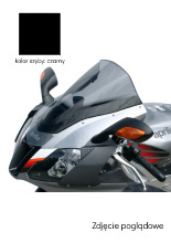 Szyba motocyklowa MRA Racing "R" Aprilia RSV 1000 Mille R / Factory [04-09] czarna