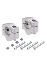 Podwyższenie kierownicy Hepco&Becker Yamaha Tracer 9 GT/GT+/Y-AMT (25-) (20 mm) srebrne