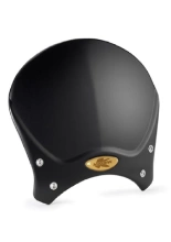 Szyba motocyklowa Kappa 100ALBK czarna Benelli Leoncino 500/ Trail (17-) [mocowanie w zestawie]