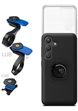 Zestaw rowerowy: etui MAG na telefon Samsung Galaxy S24+ (magnetyczne) + wodoodporny pokrowiec MAG + mocowanie Quad Lock