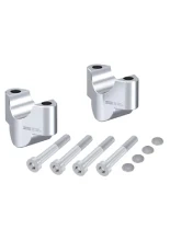 Podwyższenie kierownicy Hepco&Becker KTM 890 Adventure/R/Rally (21-22) [25 mm w górę] srebrne