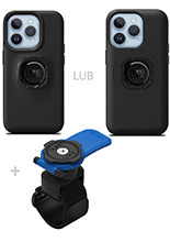 Zestaw: etui na telefon iPhone 14 Pro + uchwyt Quad Lock montowany za pomocą paska z szybkozłączką