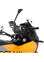 Koncówki kierownicy motocyklowej R&G Racing Moto Guzzi Stelvio (24-)/V7 Stone (21-) czarne