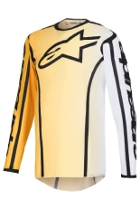 Bluza cross Alpinestars MX Fluid Apex czarno-biało-żółta