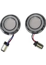 Kierunkowskazy przednie LED Kuryakyn Tracer Harley Davidson (wybrane modele) przyciemniane