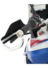 Koncówki kierownicy motocyklowej R&G BMW F 800 GS (24)/ F 900 XR (20-)/ F 900 GS (24-) srebrne