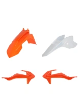 Zestaw plastików Acerbis KTM 50 SX (18-)/ GasGas MC 50 (22-23) pomarańczowo-biały