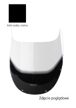 Szyba motocyklowa MRA Oryginalny kształt "O" Yamaha FZR 400 RR [91] czarna