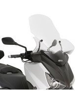 Szyba motocyklowa GIVI MBK (wybrane modele)/ Yamaha X-Max 125/ 250 (14-17)/ 400 (13 -16) przeroczysta [bez mocowania]