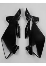 Osłony boczne tylnie UFO do Husqvarna CR/WR 125 (06-08), CR 250 (06-13), TC 250 (05-07), TE-TX 250 (05-07), WR 250 (06-13), WR 300 (06-13), TC/TE 310 (05-07) czarne