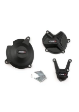 Pokrywy dekli silnika PUIG BMW S 1000 XR (15-19)/ R (17-20)/ RR (17-18) czarne