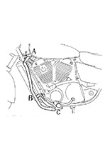 Gmol silnika Hepco&Becker do Honda VT 1100 C3 Shadow (98-01)