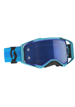 Gogle motocyklowe Scott Prospect z niebieską lustrzaną szybą niebiesko-czarne