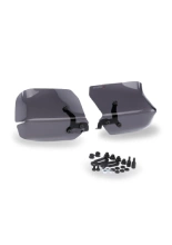 Osłony dłoni PUIG z zestawem montażowym Aprilia/ Kawasaki/ Kymco/ Yamaha (wybrane modele) mocno przyciemniane
