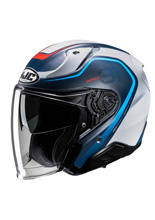 Kask otwarty HJC RPHA 31 Kouv czarno-srebrno-niebieski