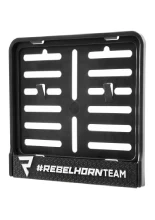 Ramka na tablicę rejestracyjną Rebelhorn Team czarna