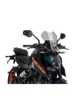 Szyba motocyklowa turystyczna PUIG KTM 125 Duke (24-)/ 390 Duke (24-) lekko przyciemniana