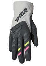 Rękawice cross damskie Thor Spectrum szaro-czarne
