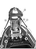 Stelaż Kappa z płytą pod kufer centralny Monolock do Yamaha T-MAX 500 (08 > 11), T-MAX 530 (12 > 16)