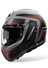 Kask szczękowy Airoh Mathisse II Magnet czarno-szaro-pomarańczowy matowy