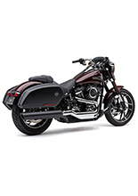 Tłumik motocyklowy Cobra 909 Twins Slip-On do modeli Harley Davidson Softail Sport Glide (18-20) czarny