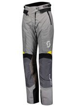 Spodnie motocyklowe tekstylne damskie Scott Dualraid Dryo szaro-żółte