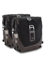 Zestaw sakw bocznych Legend Gear LC2 ze stelażami SW-Motech Royal Enfield Classic 650 (25-) czarno-brązowe [poj.: 2 x 13,5 L]