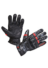 Rękawice motocyklowe Modeka Valyant czarno-czerwone