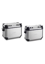 Komplet kufrów bocznych aluminiowych Givi Trekker Outback  LEWY:48L PRAWY 37L