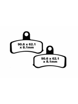Klocki hamulcowe EBC EPFA457HH 90.6 x 62.1 x 8.1mm na przód