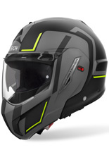 Kask szczękowy Airoh Mathisse II Genius czarno-szaro-żółty