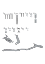 Stelaż pod kufer centralny Monokey, Monolock Kappa Yamaha MT-07 (14-17) [bez płyty montażowej]