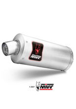 Tłumik motocyklowy Slip-On (Dakar) MIVV do Husqvarna Norden 901 (22-) srebrny