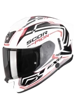 Kask integralny Scorpion EXO-530 AIR Slope biało-czarno-czerwony