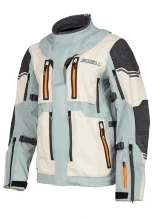 Kurtka motocyklowa tekstylna Klim Adventure Rally szaro-brązowa