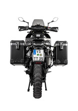 Zestaw: kufry boczne czarne "And-Black" Zega Pro + stelaże czarne Touratech Husqvarna Norden 901/ Expedition, KTM Adventure 890/ R/ 790/ R [poj.: 31+38l]
