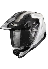 Kask adventure Scorpion ADF-9000 Air Patrol czarno-srebrny